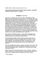 Summaries, Notes 'Teksta analīze', 1.