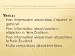 Presentations 'Tourisms Situations in New Zealand', 2.