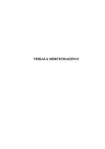 Research Papers 'Veikala merčendaizings', 1.