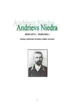 Research Papers 'Andrievs Niedra - biogrāfija un literārā daiļrade', 1.