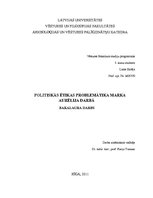 Term Papers 'Marka Aurēlija politikas filosofija', 1.