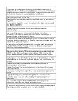 Summaries, Notes 'Discovering computers - computer security risks - glossary', 11.