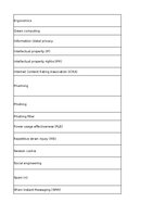 Summaries, Notes 'Discovering computers - computer security risks - glossary', 25.