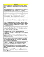 Summaries, Notes 'Discovering computers - computer security risks - glossary', 28.