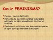 Presentations 'Feminisms', 2.