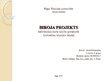 Summaries, Notes 'Biroja projekts', 31.