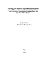 Summaries, Notes 'Eiropas un ASV ekonomika periodā starp diviem pasaules kariem', 1.
