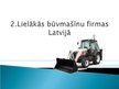 Presentations 'Būvmašīnu firmas Latvijā', 11.