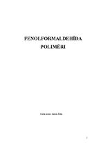 Research Papers 'Fenolformaldehīda polimēri', 1.