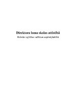 Research Papers 'Direktora loma skolas attīstībā', 1.