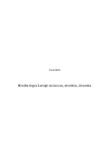 Research Papers 'Kredīta tirgus Latvijā: tendences, struktūra, dinamika', 1.