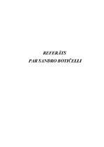 Research Papers 'Par Sandro Botičelli', 1.