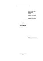 Research Papers 'Lietuva', 1.