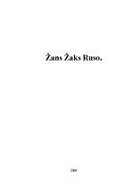 Research Papers 'Žans Žaks Ruso', 1.