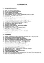 Summaries, Notes 'Latvijas Kultūras Kanona konspekts', 1.