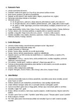 Summaries, Notes 'Latvijas Kultūras Kanona konspekts', 8.