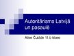 Presentations 'Autoritārisms Latvijā un pasaulē', 1.