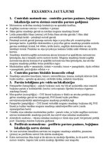 Summaries, Notes 'Fizioterapija neiroloģijā - eksāmena jautājumi', 1.