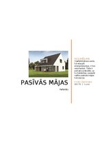 Research Papers 'Pasīvās mājas', 1.