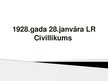 Presentations '1937.gada Civillikums', 1.