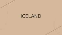 Presentations 'Iceland', 1.