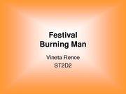 Presentations 'Burning Man Festival', 1.