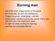 Presentations 'Burning Man Festival', 6.