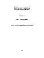 Research Papers 'Politiskās līdzdalības veidi Latvijā', 1.
