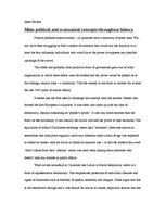 Research Papers 'Main Political and Economical Concepts Throughout History', 1.