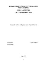 Research Papers 'Jaunaudžu kopšana un šī pakalpojuma piejamība Latvijā', 1.