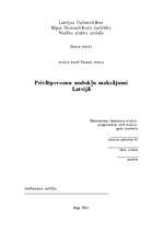 Research Papers 'Privātpersonu nodokļu maksājumi Latvijā', 1.