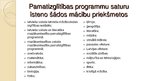 Presentations 'Pamatizglītības programma', 9.