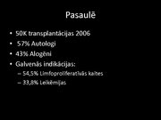 Presentations 'Kaulu smadzeņu transplantācija', 3.