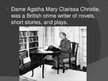 Presentations 'Agatha Mary Clarissa Christie', 2.