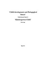 Research Papers 'Child Development and Pedagogical Issues', 1.