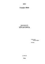 Research Papers 'Līvas osta', 1.