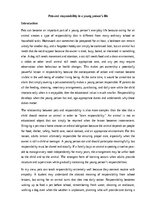 Essays 'Pets and responsibility in a young person’s life', 1.
