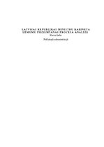 Research Papers 'Latvijas Republikas Ministru kabineta lēmumu pieņemšanas procesa analīze', 1.
