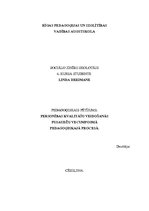 Research Papers 'Personības kvalitāšu veidošanās pusaudžu vecumposmāpedagoģiskajā procesā', 1.