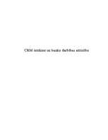 Research Papers 'CRM ietekme uz banku darbības attīstību', 1.