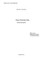Research Papers 'Johans Sebastians Bahs', 1.