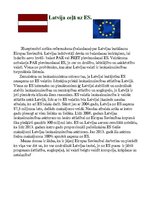 Essays 'Latvija ceļā uz Eiropas Savienību', 1.