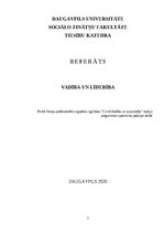 Research Papers 'Vadība un līderība', 1.