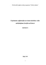 Research Papers 'Uzņēmumu reģistrācijas un komercdarbības veidu salīdzinājums Latvijā un Lietuvā', 1.