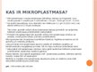 Presentations 'Mikroplastmasa cilvēka organismā', 3.