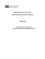 Essays 'Argumentētā eseja "Sabiedriskās attiecības Latvijā"', 1.