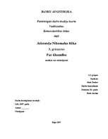 Essays 'Aristoteļa Nikomaha ētika. 3.grāmatas "Par tikumību" analīze un secinājumi', 1.