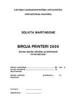 Research Papers 'Biroja printeri 2000', 1.