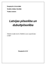 Research Papers 'Latvijas pilsonība un dubultpilsonība', 1.