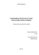 Research Papers 'Jaunā Ignalinas AES kā ceļš uz Latvijas elektroenerģijas deficīta risinājumu', 1.